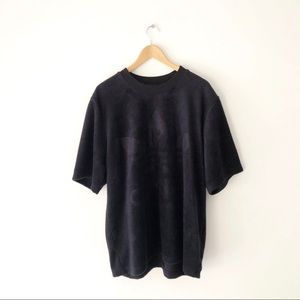 Adidas Oversized Fuzzy Black Sweater